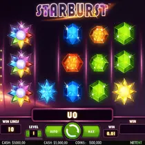 Cazeus - Starburst Slot Game - NetEnt