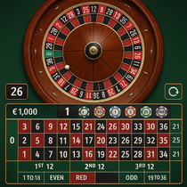 Cazeus - Roulette Table Game - European Wheel
